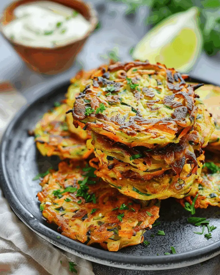 Vegetable Fritters with Zucchini and Potato