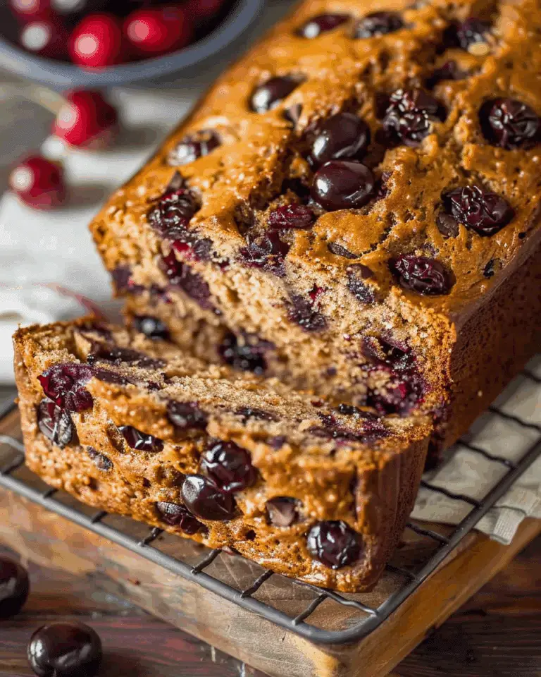 Whole Wheat Cherry Chocolate Chip Bread