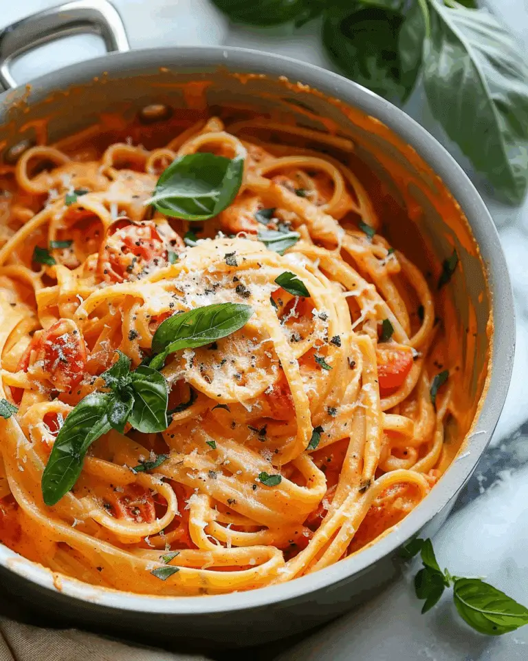 Easy One Pot Creamy Tomato Pasta