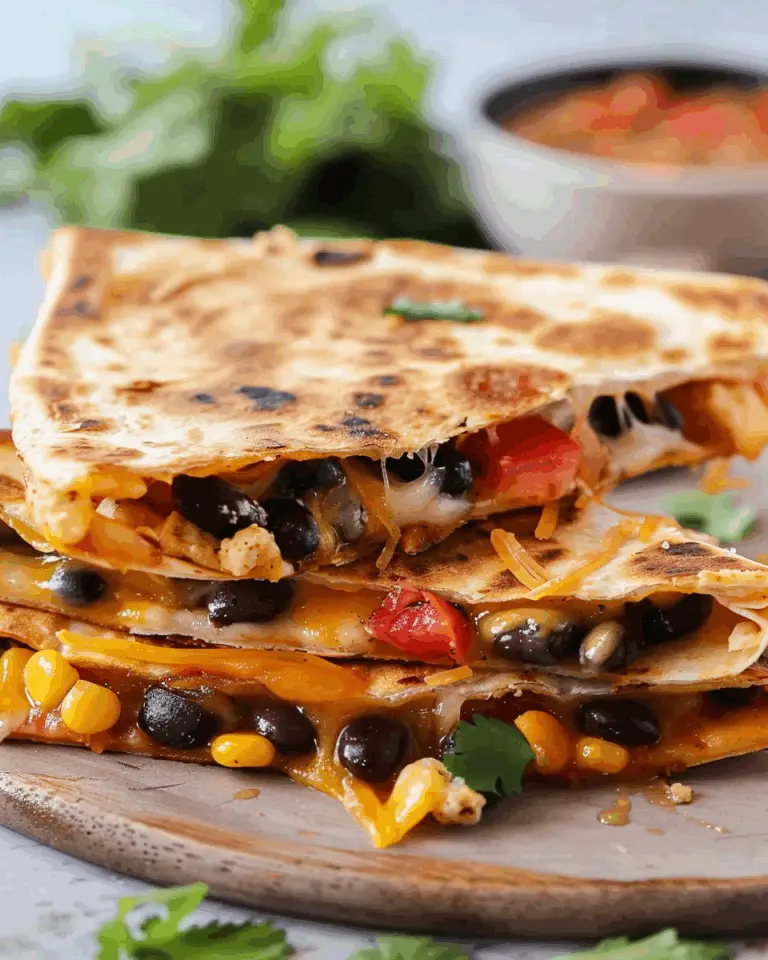 Black Bean and Cheese Quesadillas