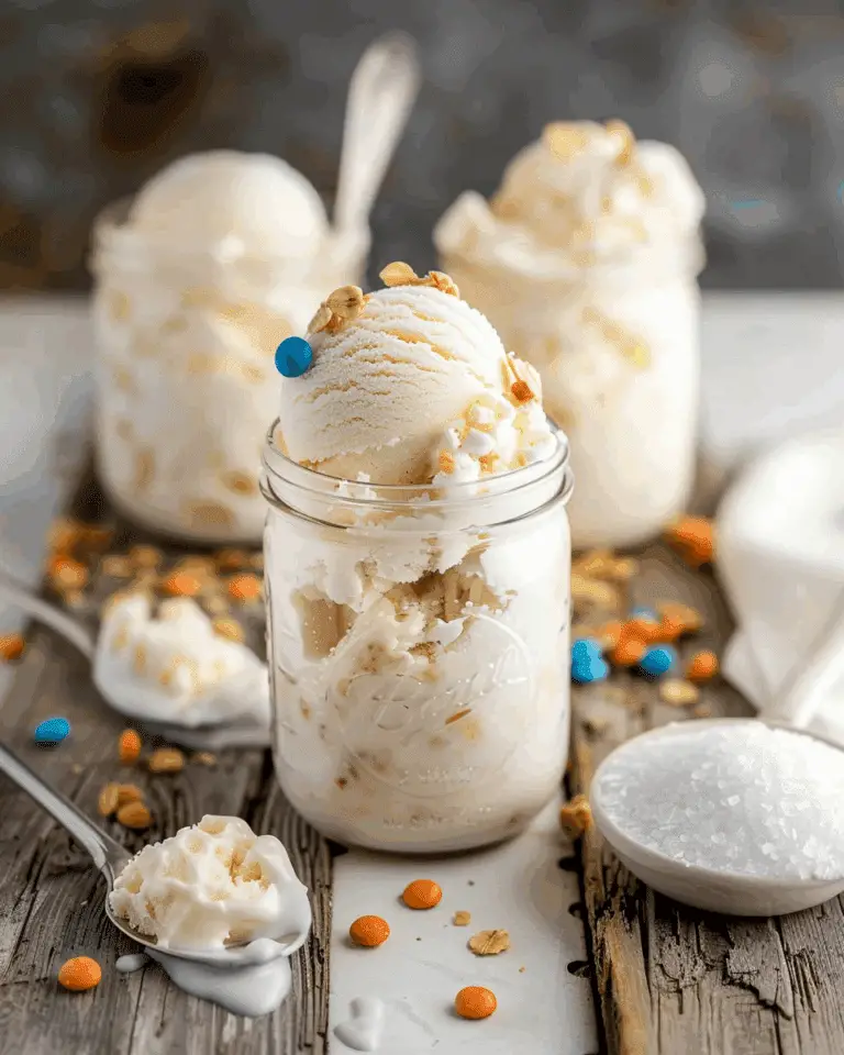 Mason Jar Ice Cream