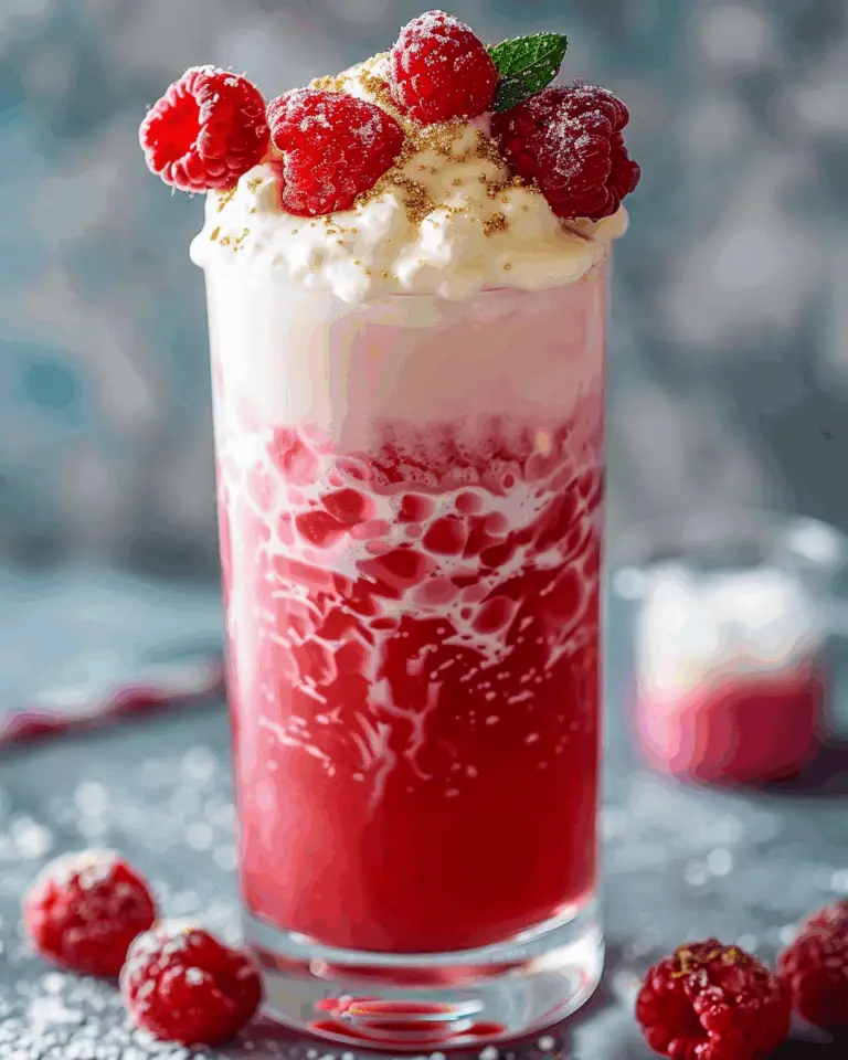 Raspberry Italian Cream Soda