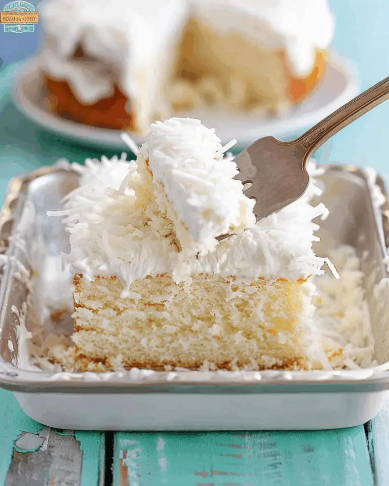 Coconut Cream Poke Cake