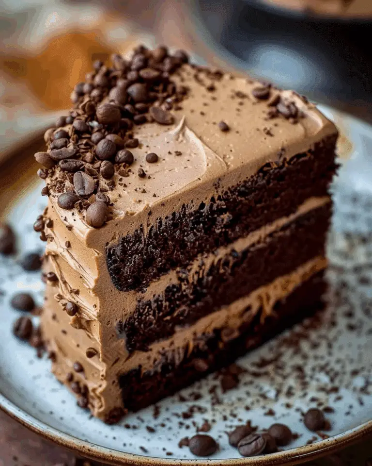 Mocha Hazelnut Cake