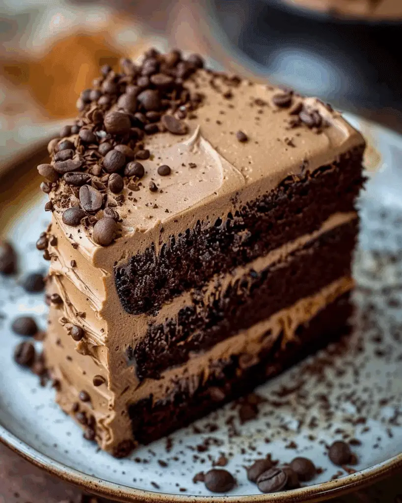 Mocha Hazelnut Cake