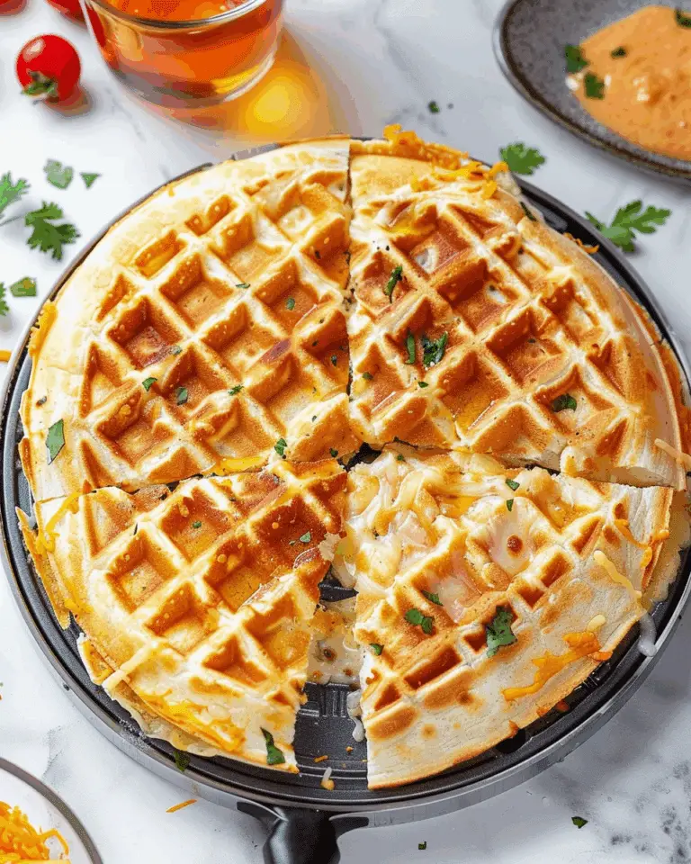 Quesadilla in the Waffle Maker