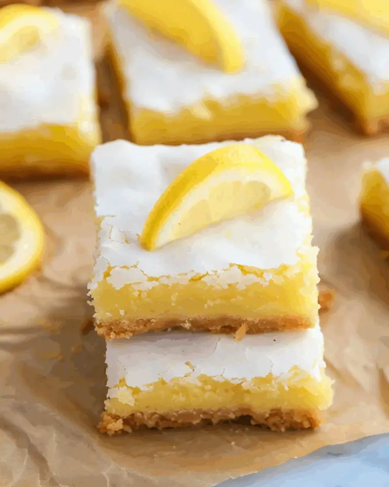 Homemade Lemon Brownies