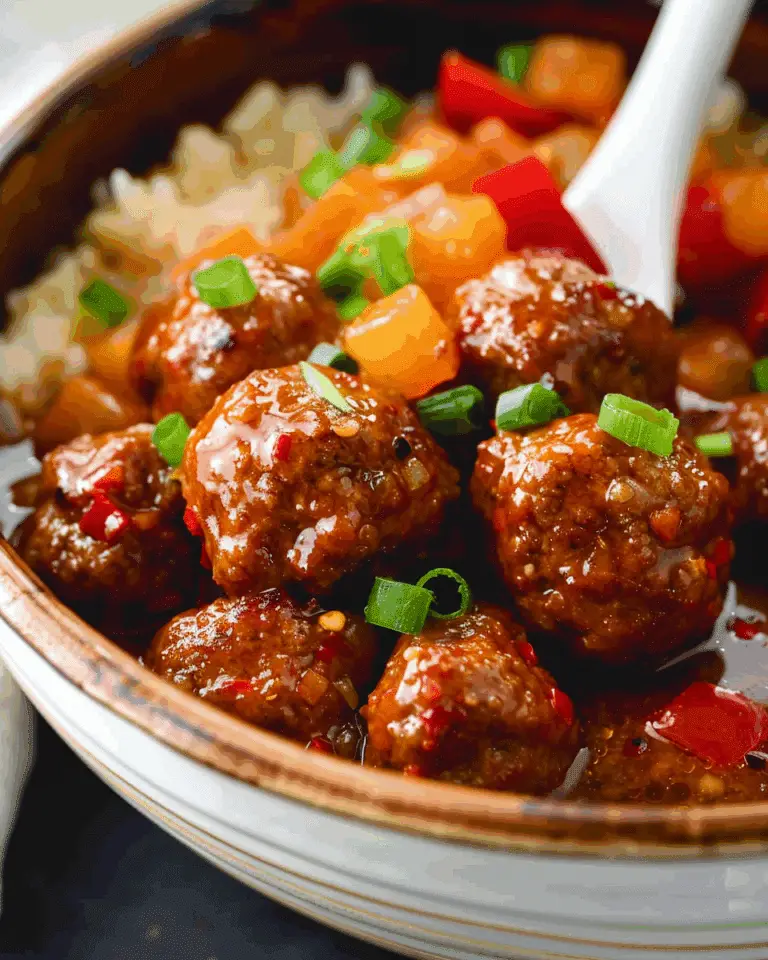 Hawaiian Meatballs
