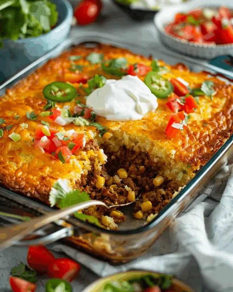 Jiffy Cornbread Taco Bake