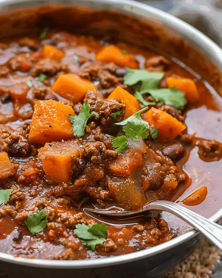 Paleo Sweet Potato Chili