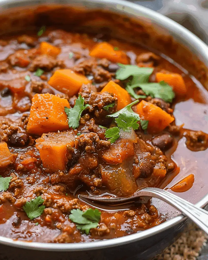 Paleo Sweet Potato Chili