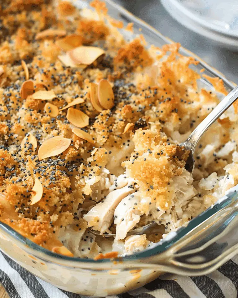 Poppy Seed Chicken Casserole