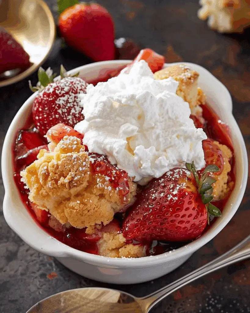 Strawberry Cobbler
