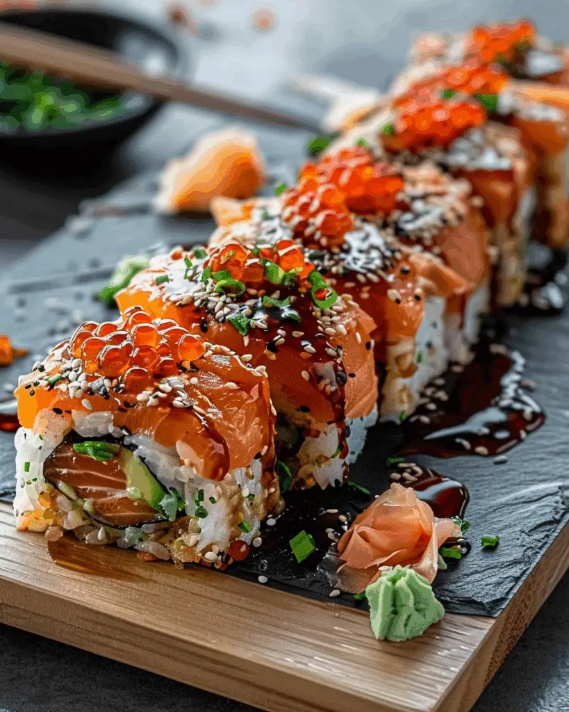 Spicy Salmon Sushi Bake