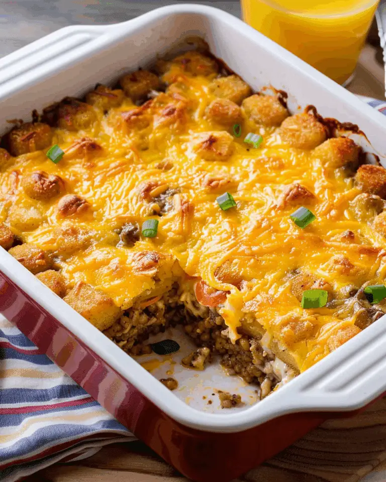 Tater Tot Breakfast Casserole