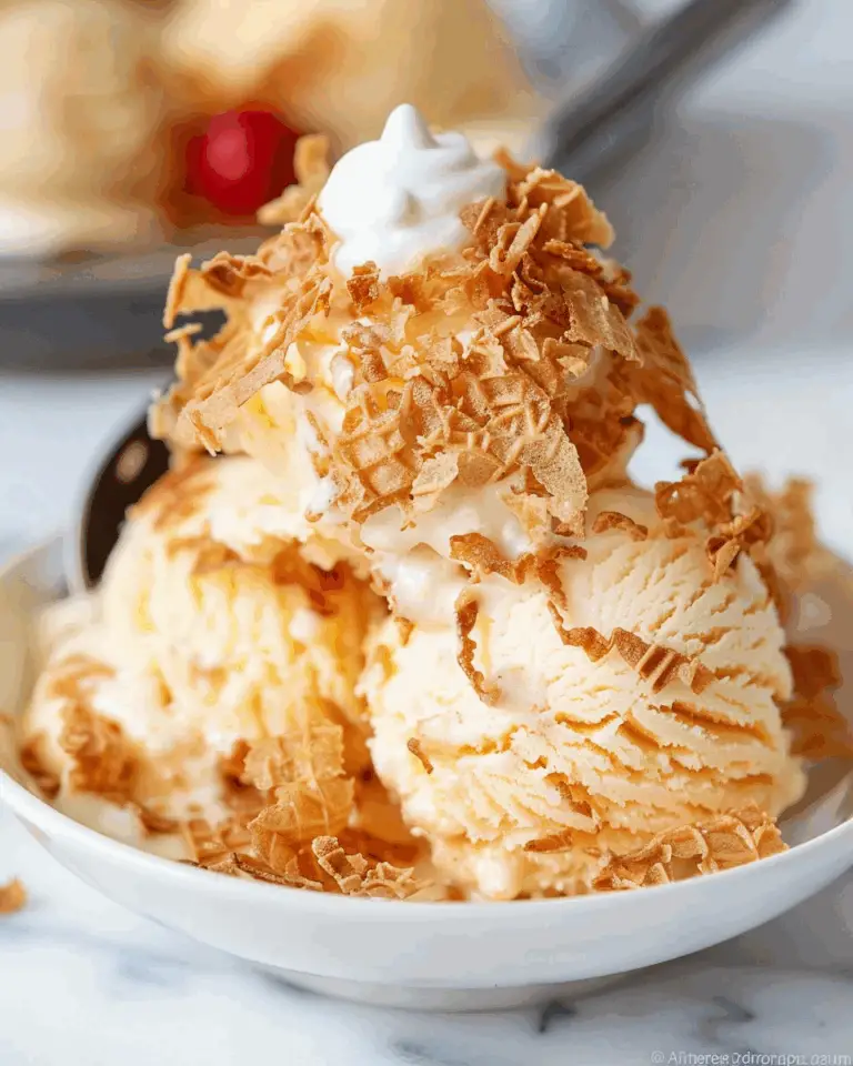 Air Fryer Fried Ice Cream