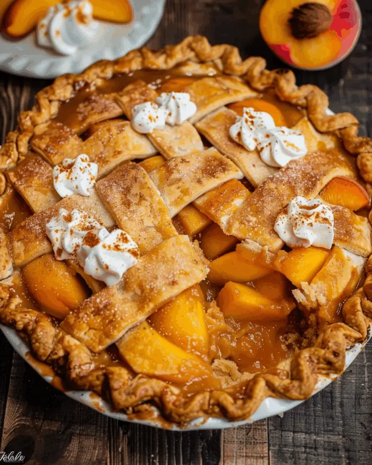 Easy Peach Pie