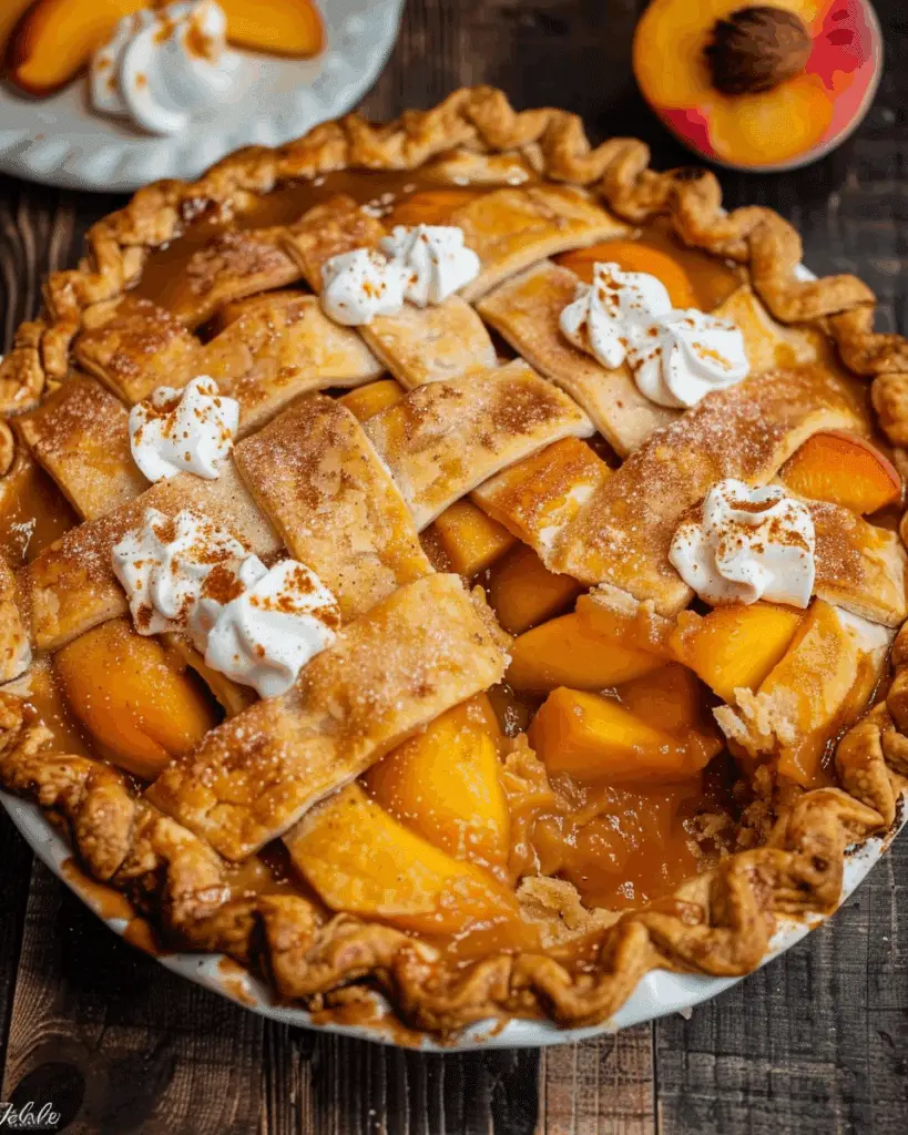 Easy Peach Pie