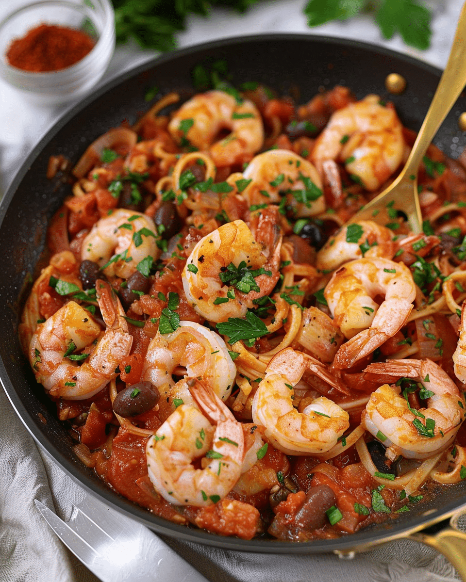 Shrimp Puttanesca