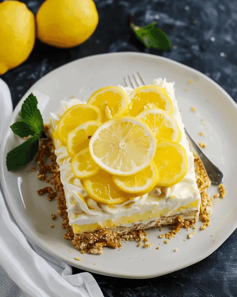 Lemon Pretzel Salad