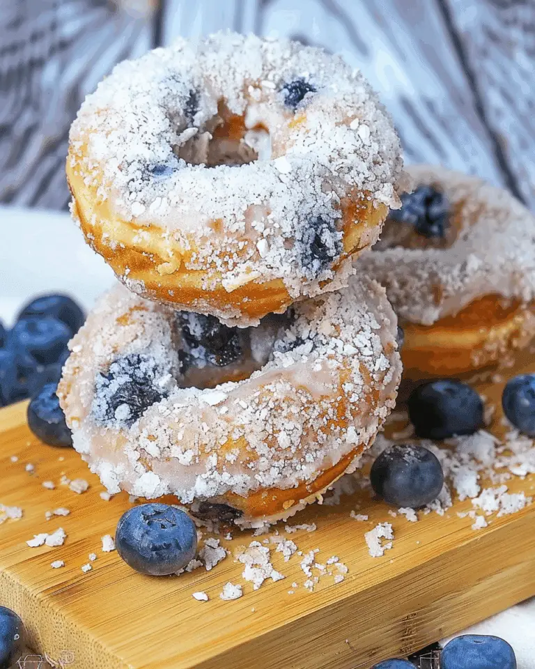 Apple Blueberry Donuts