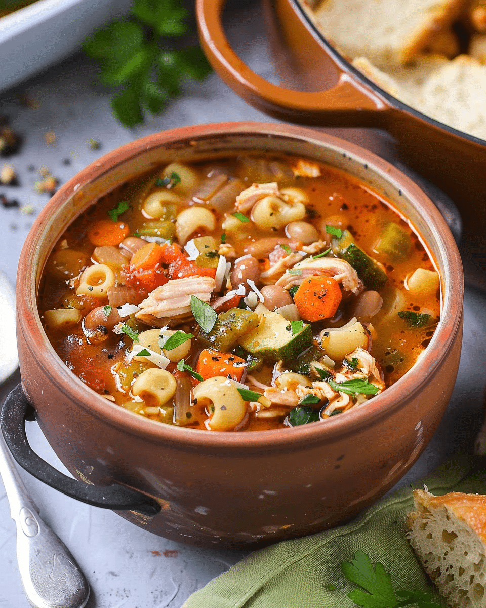 Chicken Minestrone Soup