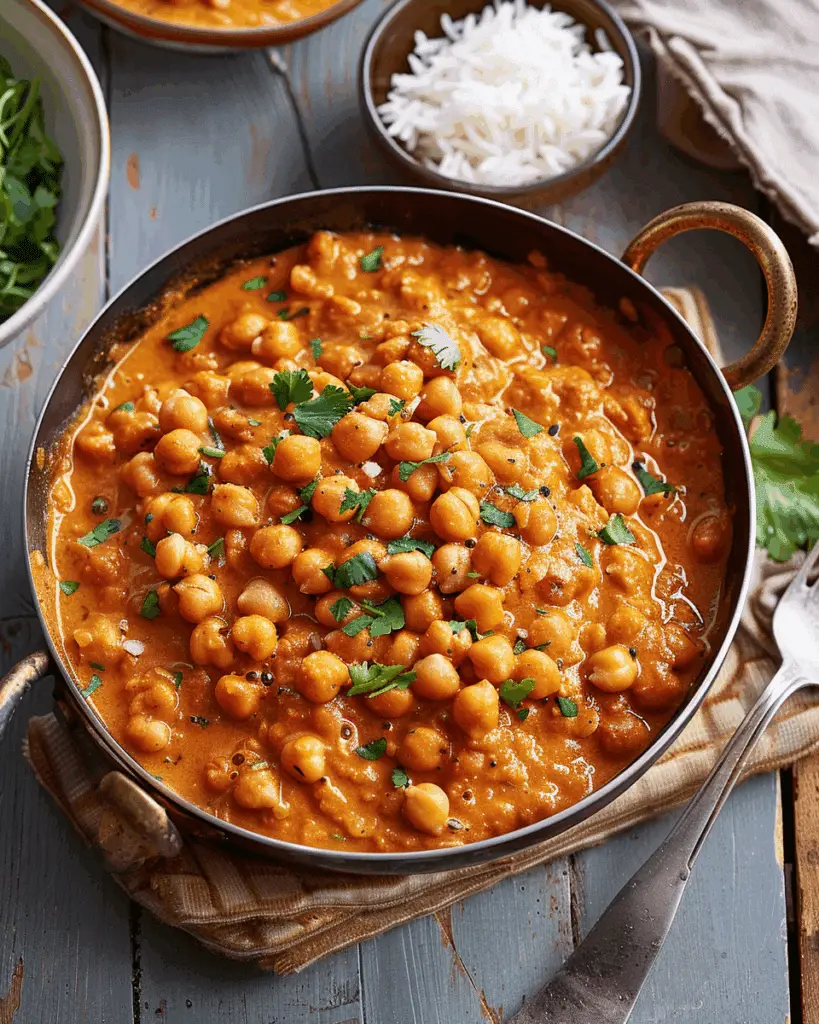 Indian Butter Chickpeas