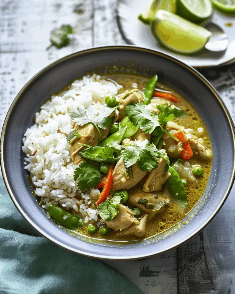 Slow Cooker Thai Green Chicken Curry