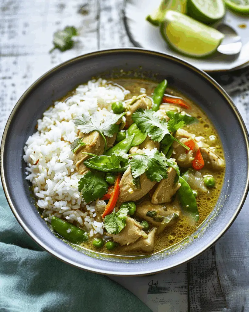 Slow Cooker Thai Green Chicken Curry