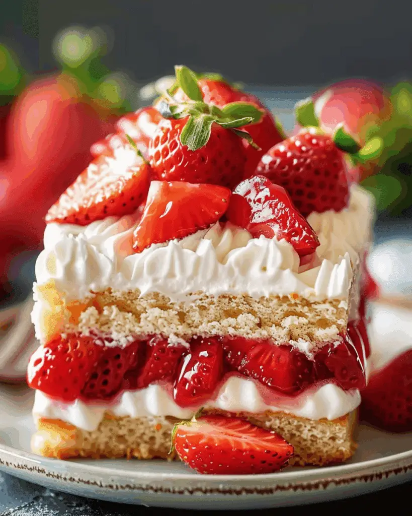 Strawberry Shortcake Dessert