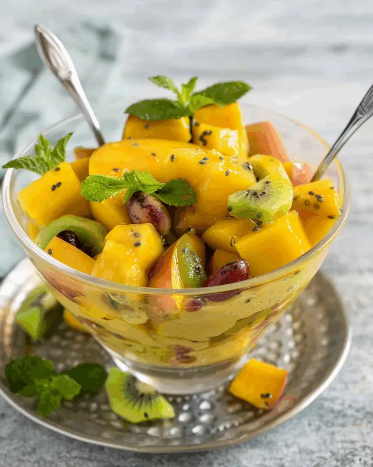 Creamy Mango Fruit Salad