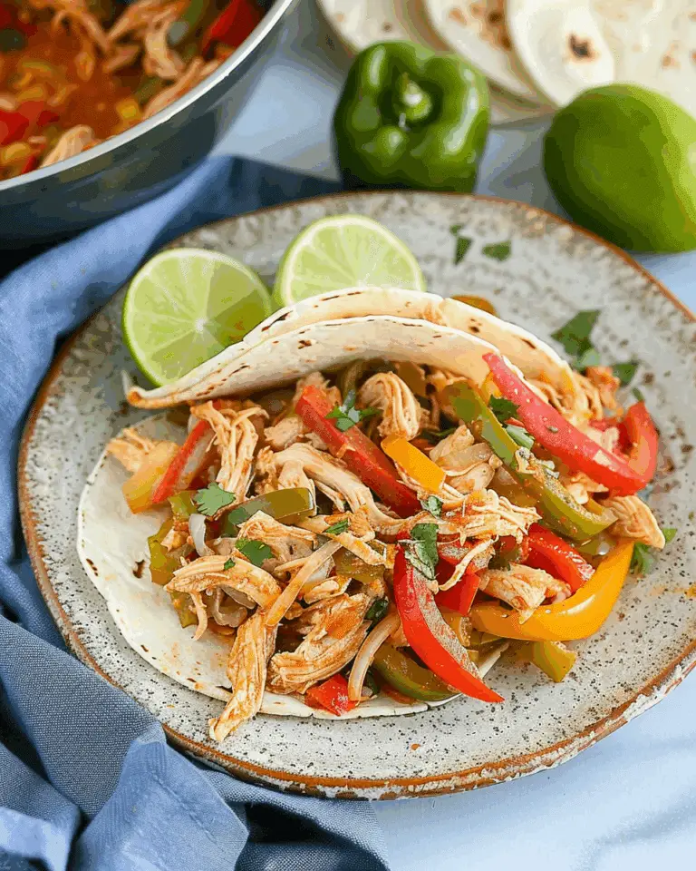 Crockpot Chicken Fajita