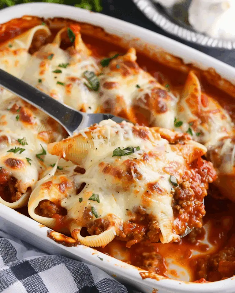 Jumbo Stuffed Shells With Meat