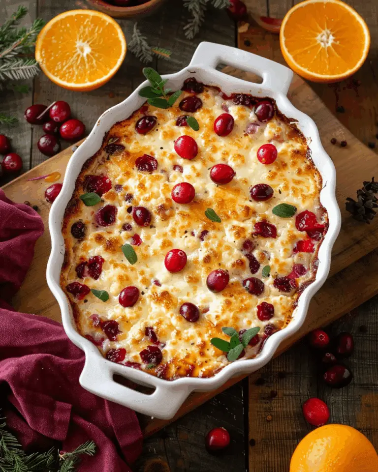 Baked Orange Cranberry Dip