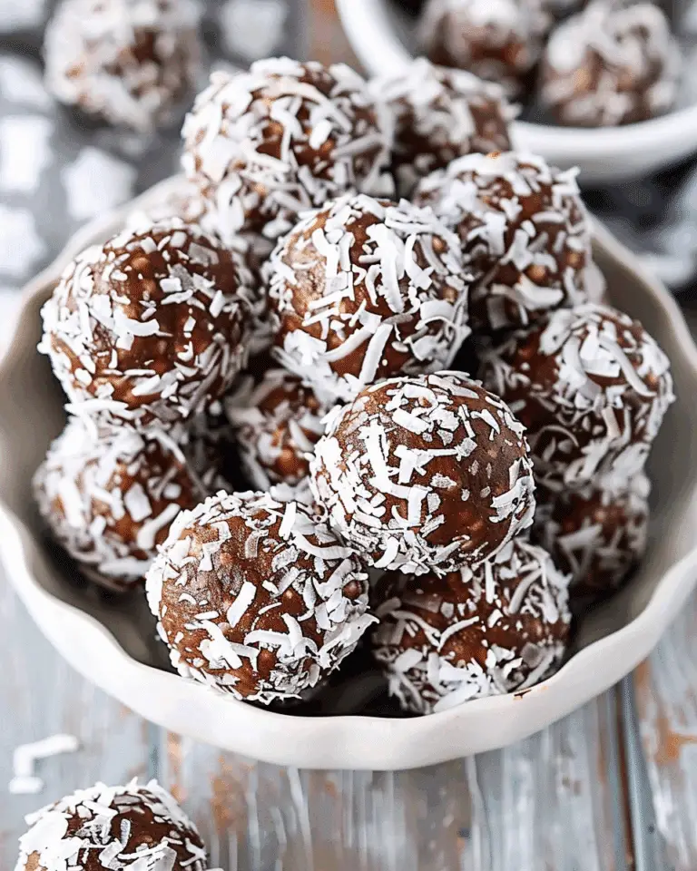 Chocolate Coconut Energy Balls