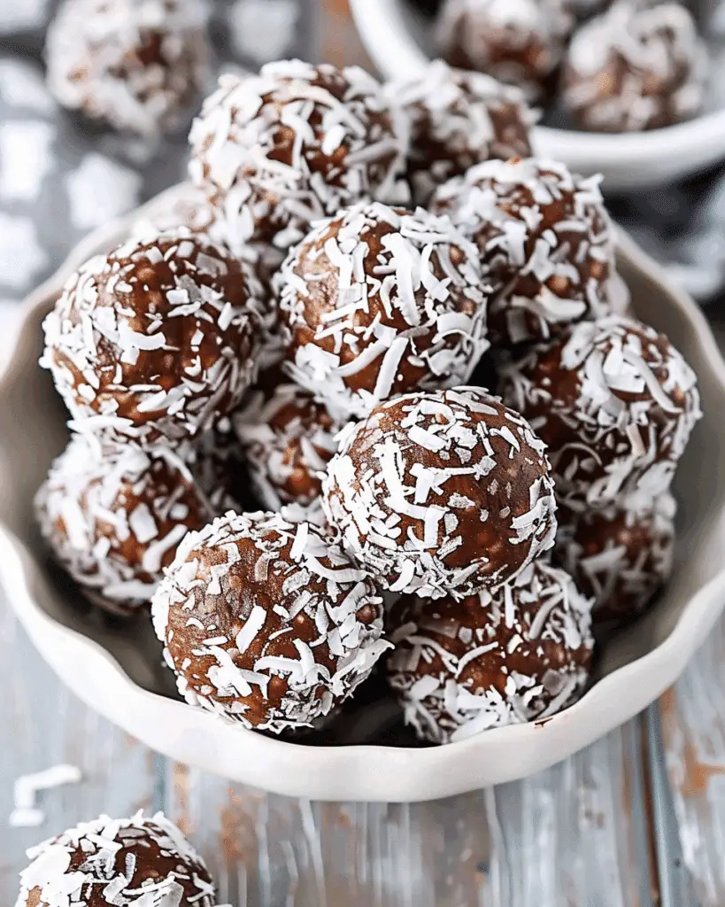 Chocolate Coconut Energy Balls