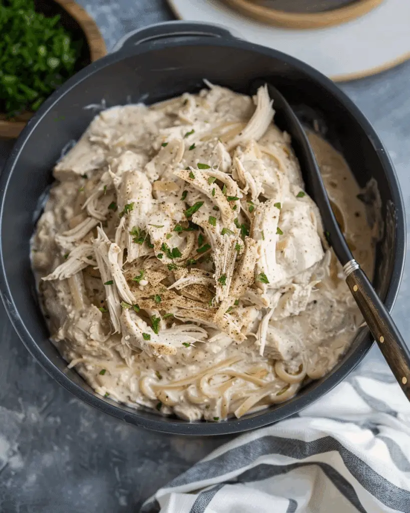 Slow Cooker Cream Cheese Chicken