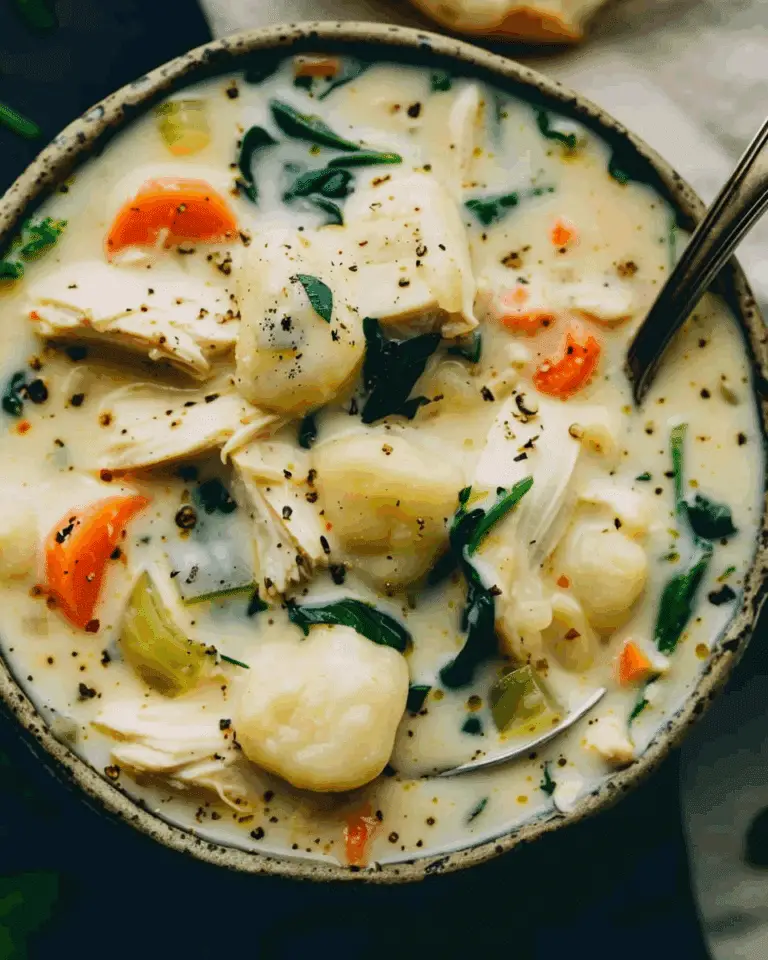 Creamy Chicken Gnocchi Soup
