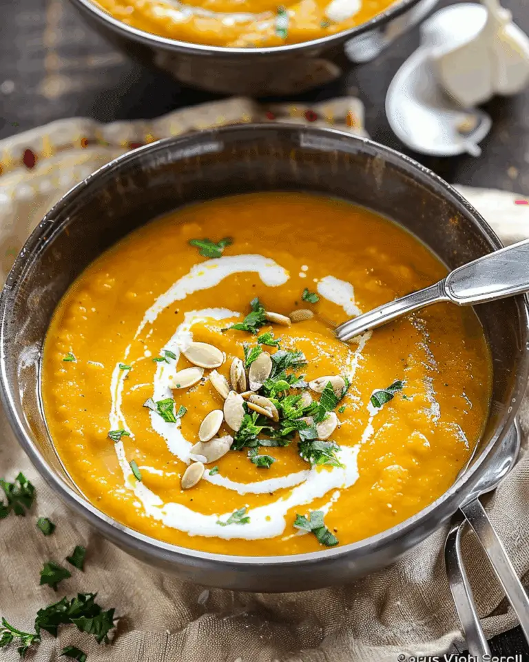 Pumpkin Apple Carrot Soup recepe