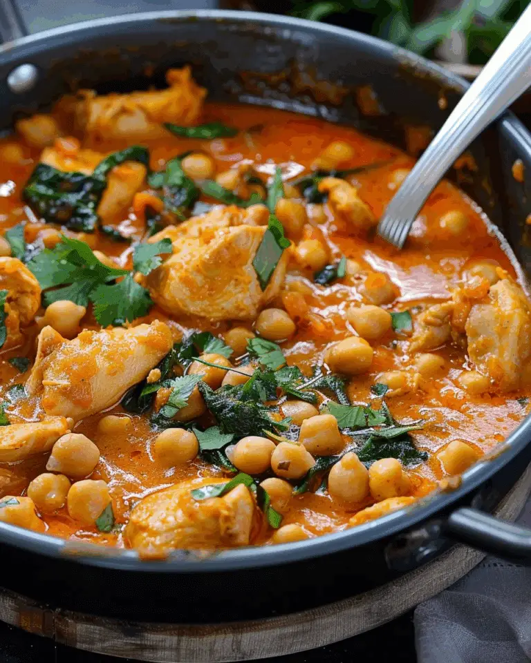 Curry Chicken and Chickpeas