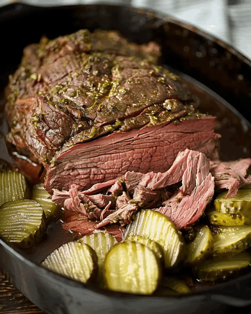 Dill Pickle Roast Beef