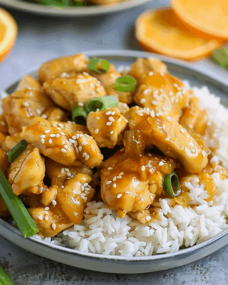 Healthy Orange Chicken