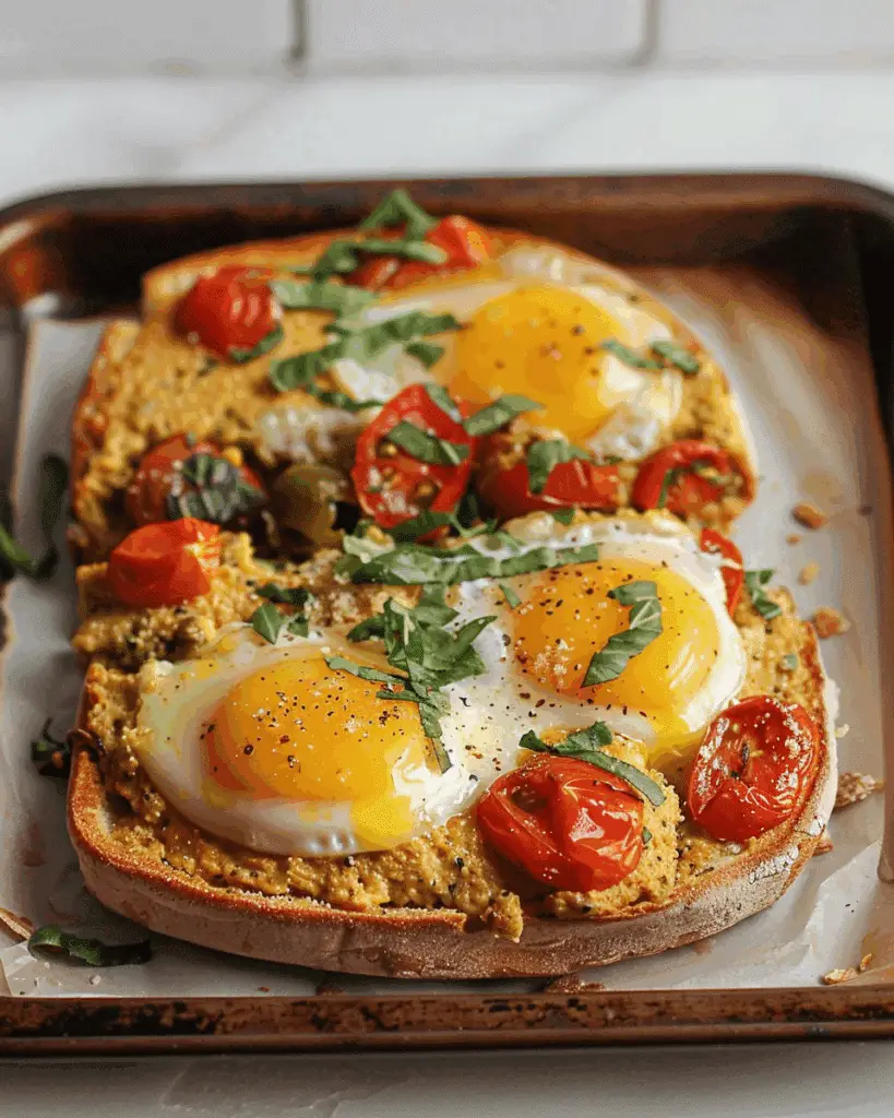 Sheet Pan Baked Eggs
