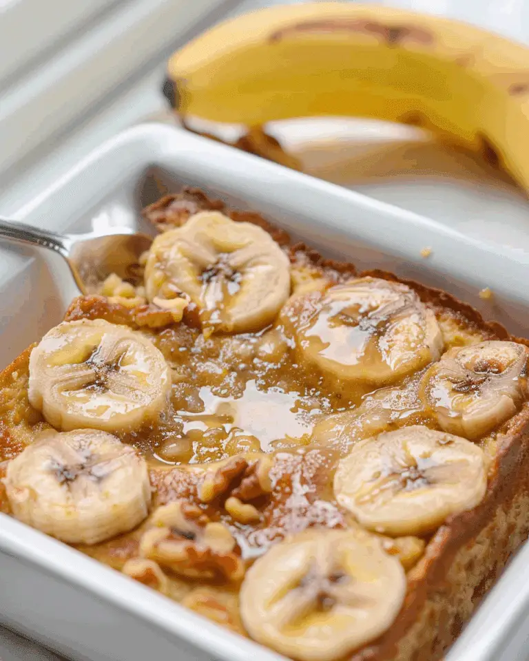 Banana Bread Breakfast Casserole