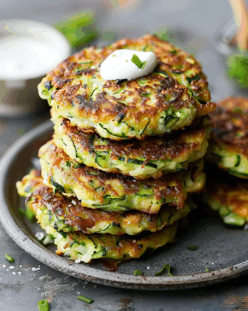 Baked Zucchini Fritters