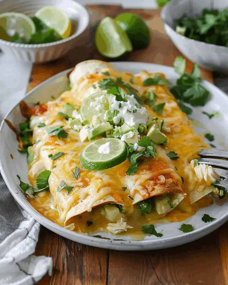 Honey Lime Chicken Enchiladas