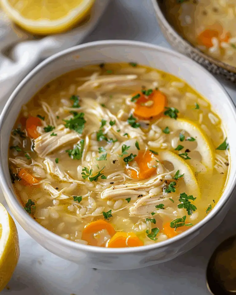 Lemon Chicken Soup