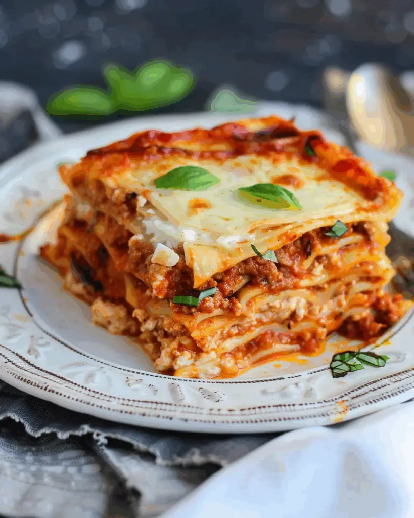 Easy Air Fryer Lasagna