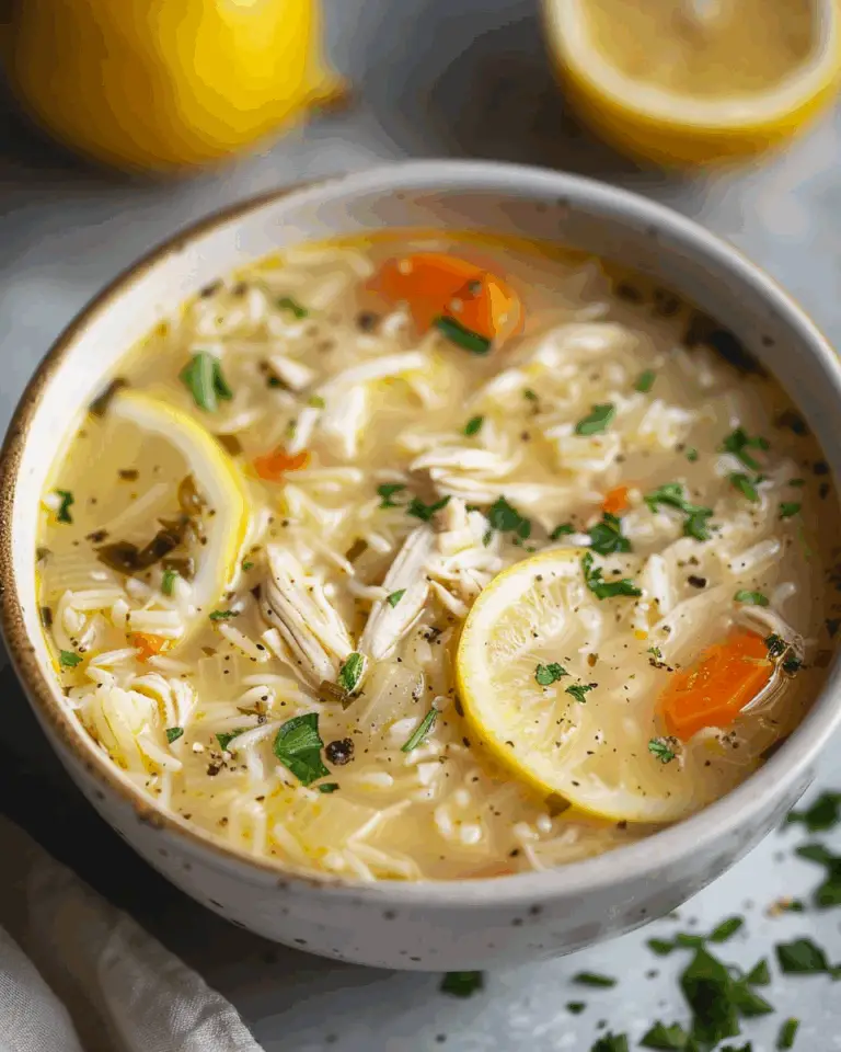 Lemon Chicken Soup
