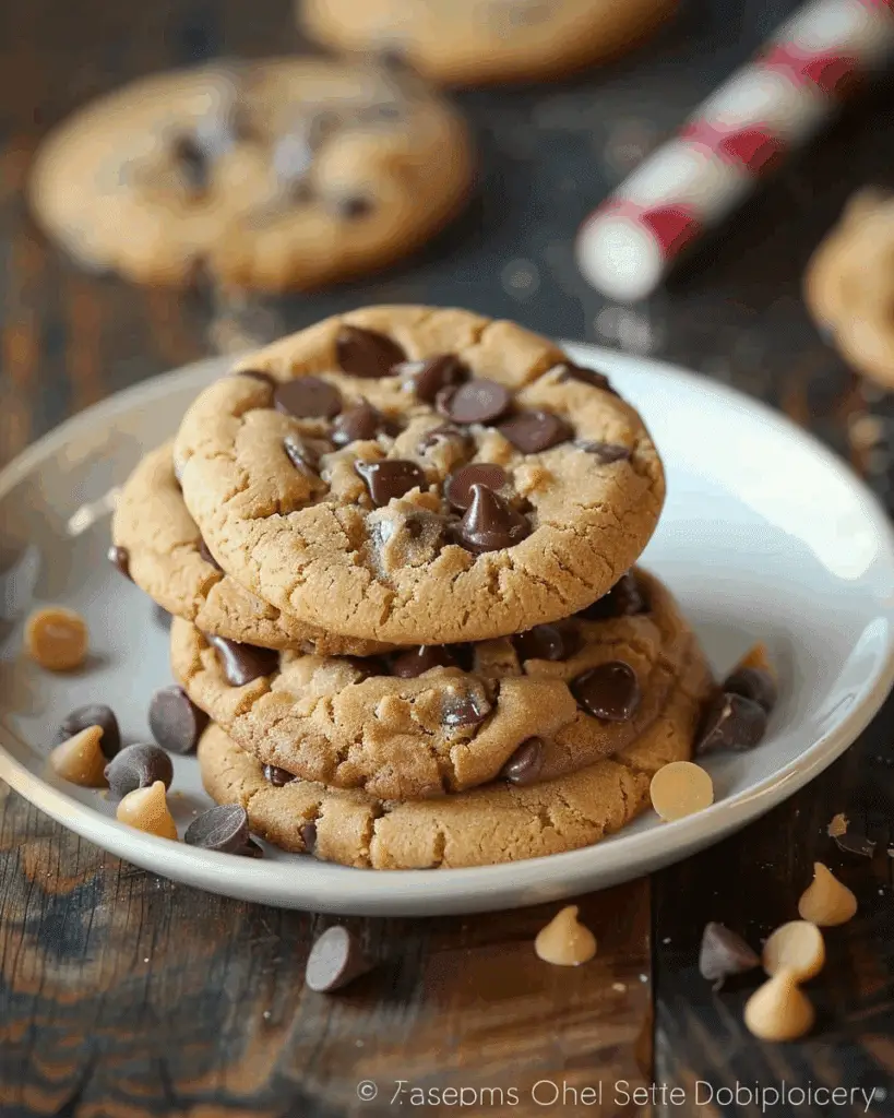 Peanut Butter Chocolate Chip Cookies